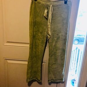 Plush pajama bottoms